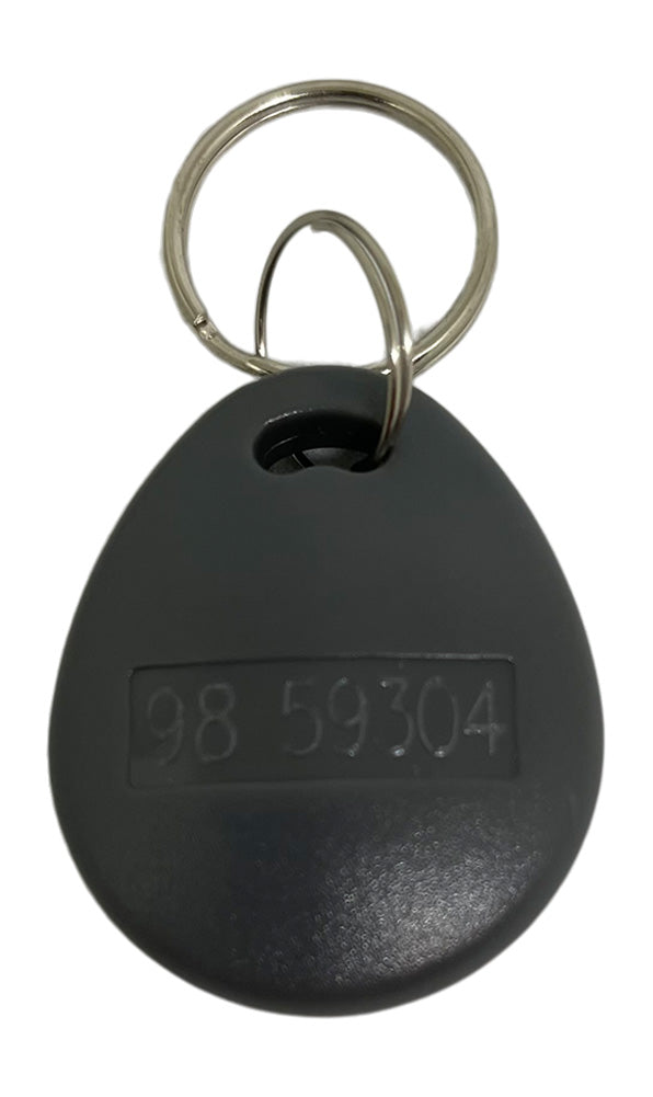 AWID 26, 34, 36, and 50 Bit Format Compatible Thick Grey Key Fobs