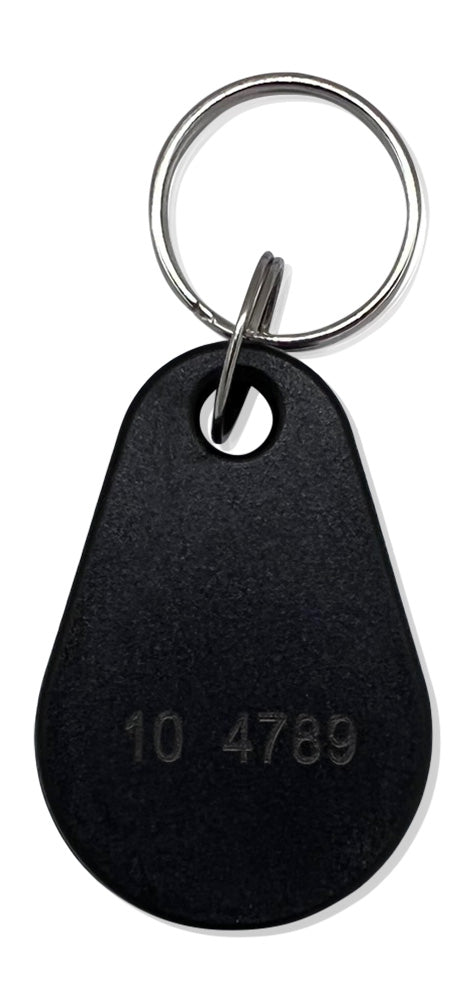 26 Bit H10301 Proximity 125 KHz wiegand RFID Tear Drop Key Fobs front engraved numbers