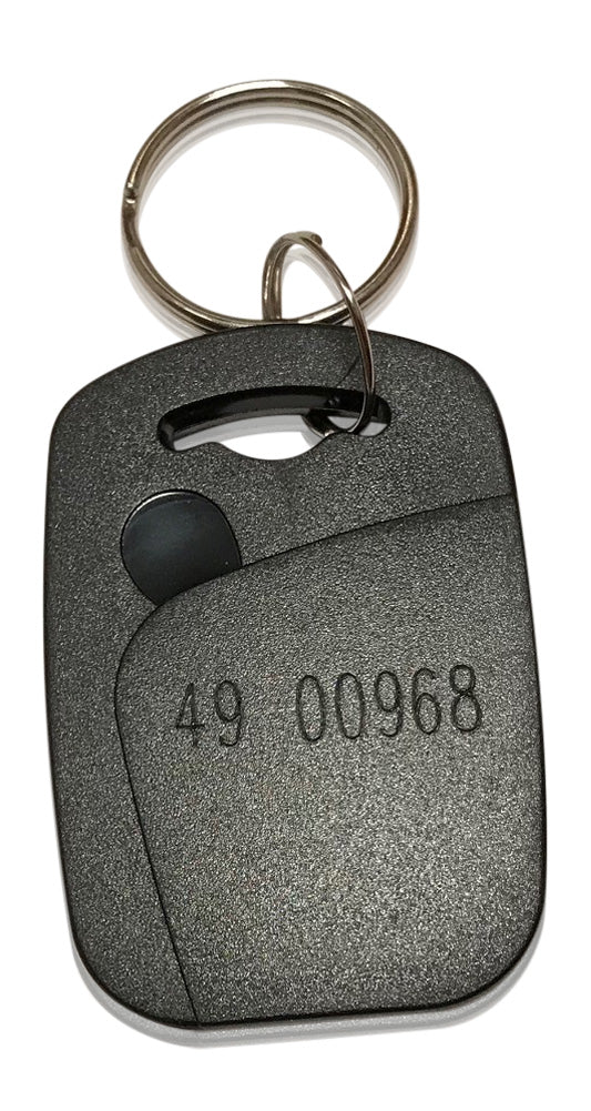 26 Bit H10301 Proximity 125 KHz wiegand RFID Black Rectangle Key Fobs front engraved numbers