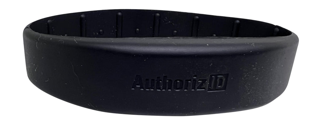 26 Bit H10301 Proximity 125 KHz wiegand RFID Black Wristbands Straight logo